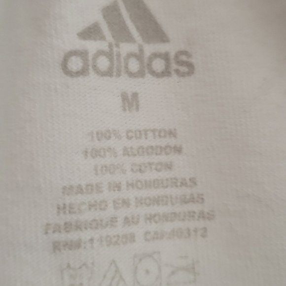 Adidas BAM! Waconia X-Country Running Short Sleeve T-Shirt Size M Medium White - Picture 4 of 5